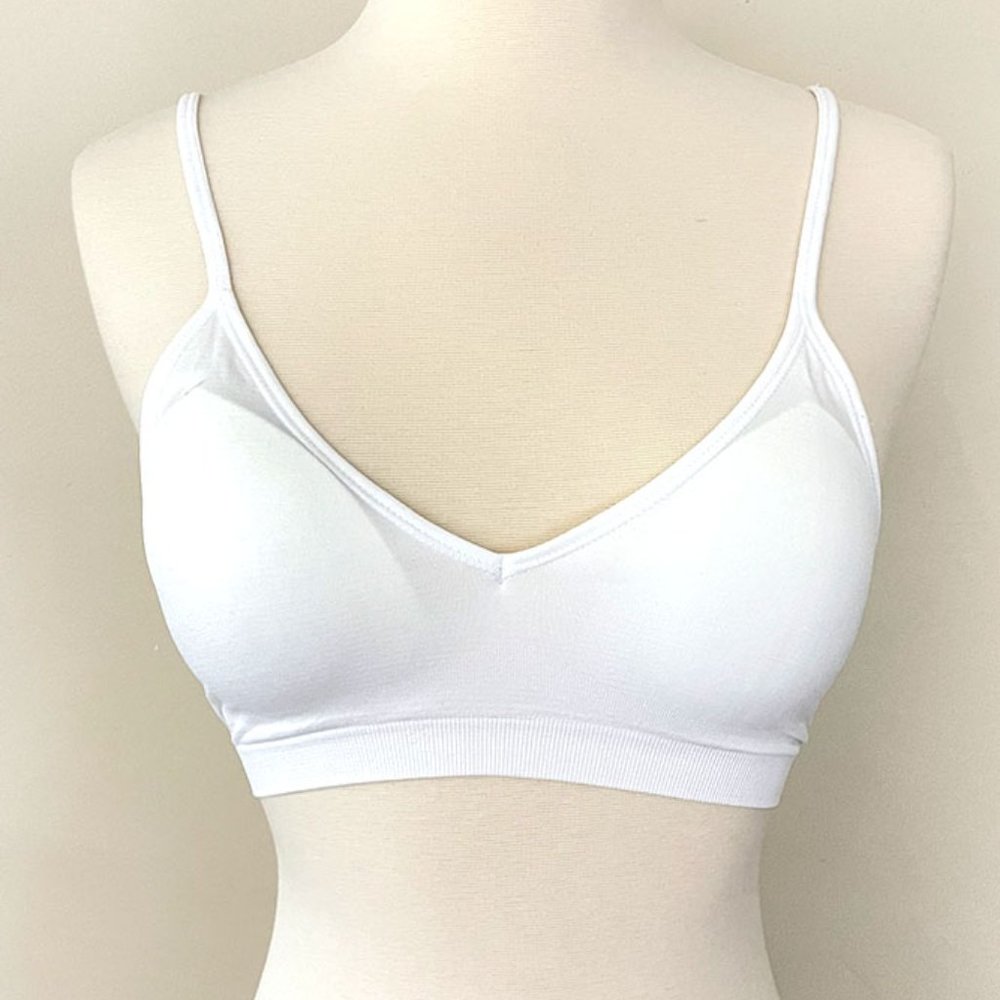 Anemone Basic Sexy Seamless Wireless Adjustable Removable Pads Bralette Bra
